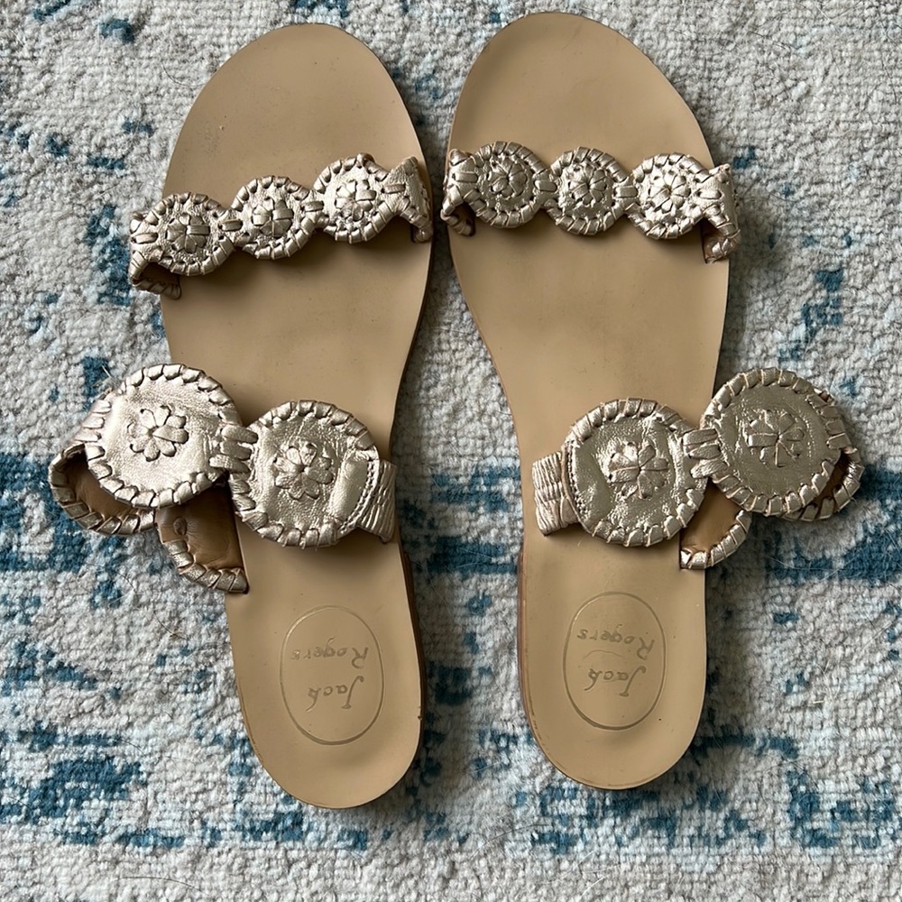 Worn only in the house for try ones- jack rodgers size 9.5